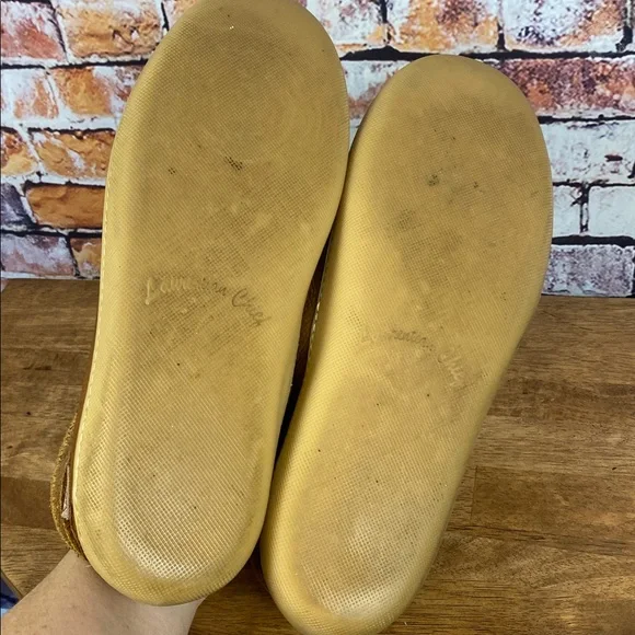 Laurentian Chief Men's Brown Leather Slip On Moccasins Sz 43 - Picture 14 of 16